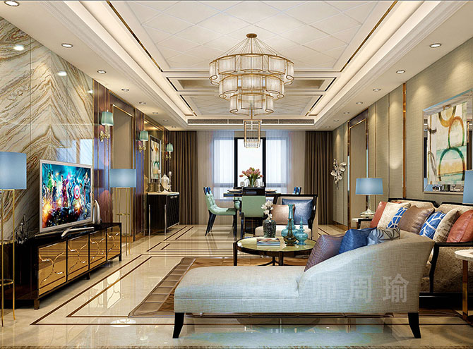 亚洲嫩穴爽视频世纪江尚三室两厅168平装修设计效果欣赏